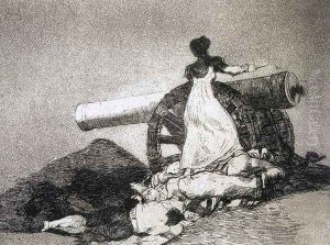 What courage! by Francisco Goya Fuendetodos
