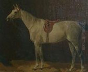 Pferd. Unten Links Signiert E. Volkers by Emil Volkers