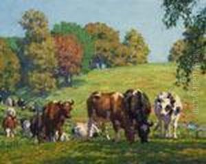''autumn Pasture'' by Edward Charles Volkert