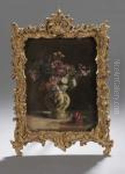 Fleurs Des Champs Dans Un Vase De Faience - view 1