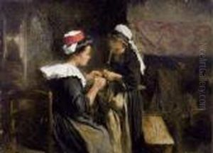 Les Couseuses by Alexis Vollon