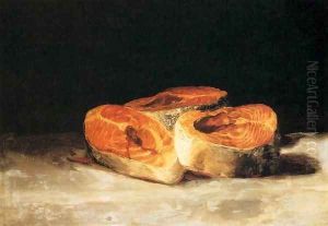 Still-Life Three Salmon Steaks