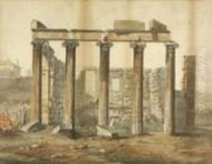 Ruine Des Erechtheion Auf Der Akropolis