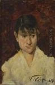 Ritratto Di Fanciulla by Vincenzo Volpe