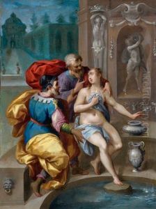 Susanna Alla Fonte Sorpresa Dagli Anziani