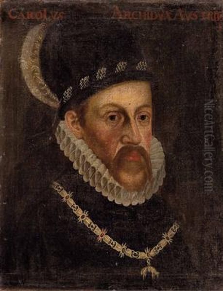 - Schule "portrait Von Erzherzog Karl Ii. Von Innerosterreich - view 1