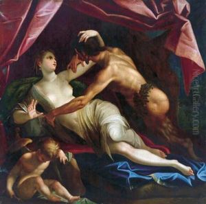 Pan E Selene by Hans Von Aachen