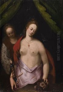 Judith Mit Dem Haupt Des Holofernes by Hans Von Aachen