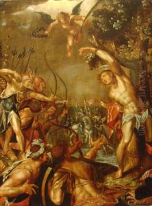Die Marter Des Hl. Sebastian by Hans Von Aachen