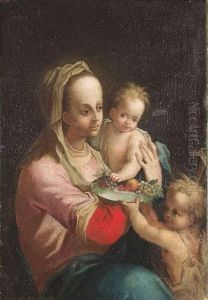 Maria With The Child And The Infant St John