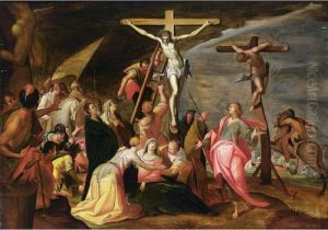 The Crucifixion by Hans Von Aachen