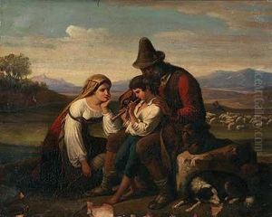 Burgruine An Einer Felskuste