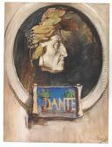 Portrat Dante by Hans Von Bartels