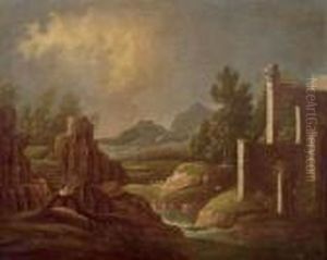 Landschaft. by Peter Von Bemmel