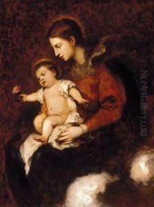 Madonna With The Child Jesus, About 1870