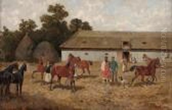 Training The Horses - view 1