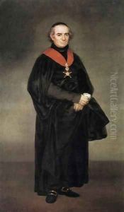 Juan Antonio Llorente by Francisco Goya Fuendetodos