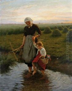 Heimkehr Nach Getaner Arbeit by Carl Von Bergen