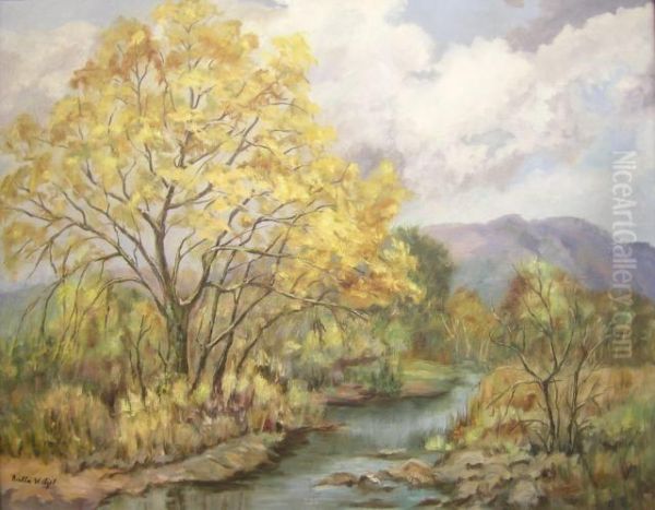 Utumn Morning With Stream - view 1