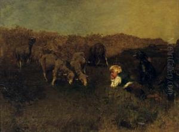 The Little Shepherd And His Sheep - view 1