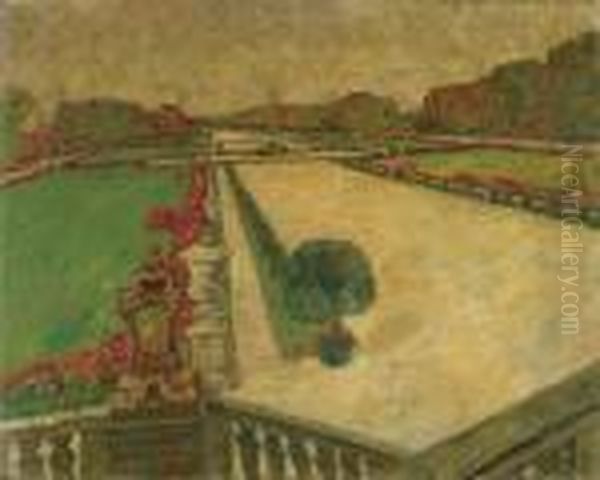 Blick Von Schlos Nymphenburg In Den Park - view 1