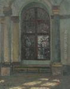 Interieur by August Von Brandis