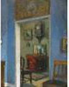 Interieur by August Von Brandis