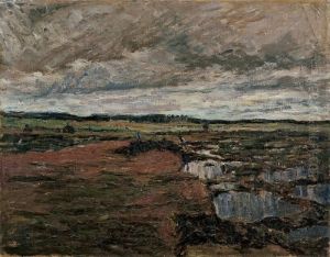 Moorlandschaft by Theo Von Brockhusen