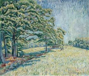 Baumlandschaft Mit Weidenden Kuhen (schlesien) Baumlandschaft Mit Weidenden Kuhen (schlesien)