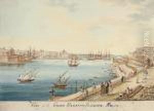 View Of The Grand Harbour, Valletta, Malta