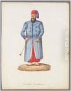 A Folio Of Watercolours Of Turkish And Albanian Figures A Folio Of Watercolours Of Turkish And Albanian Figures