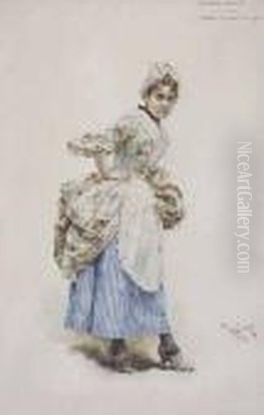 Soubrette In Costume Da Ballo - view 1
