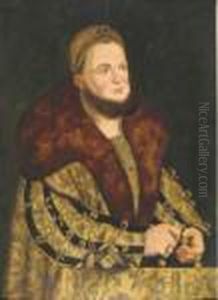 Portrait Of The Elector Frederick Iii by Lucas The Elder Cranach