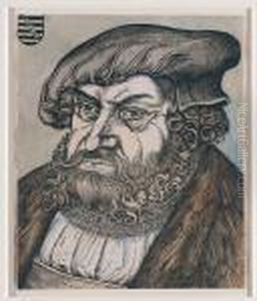 Portret W Popiersiu Ks. Jana Stalego Cz. Niezlomnego, Elektora Saskiego (1468-1532),1525 - view 1