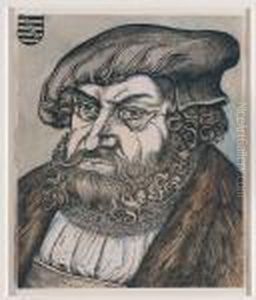 Portret W Popiersiu Ks. Jana Stalego Cz. Niezlomnego, Elektora Saskiego (1468-1532),1525