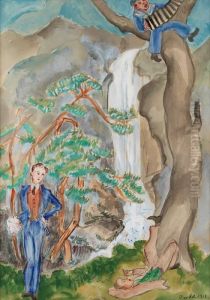 Sjomansgosse, Hildesborg by Nils Von Dardel
