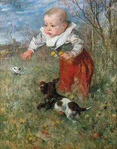 Der Schmetterling by Wilhelm Von Diez