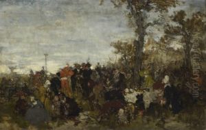 Munchner Kunstlerfest. by Wilhelm Von Diez
