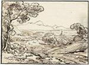 Voralpenlandschaft by Georg Maximilian Johann Von Dillis