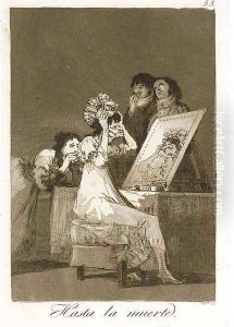 Hasta la Muerte, from Los Caprichos by Francisco Goya Fuendetodos