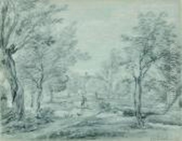 Dorflandschaft Bei Freimann. - view 1