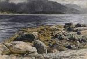 By The Sognefjord by Themistocles Von Eckenbrecher
