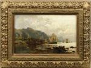 Norwegischer Fjord by Themistocles Von Eckenbrecher