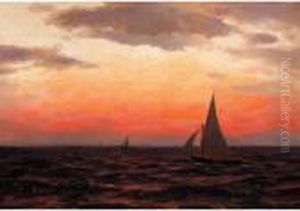 Shipping At Sunset Shipping At Sunset