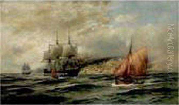 Ships Off The Norwegian Coast - view 1