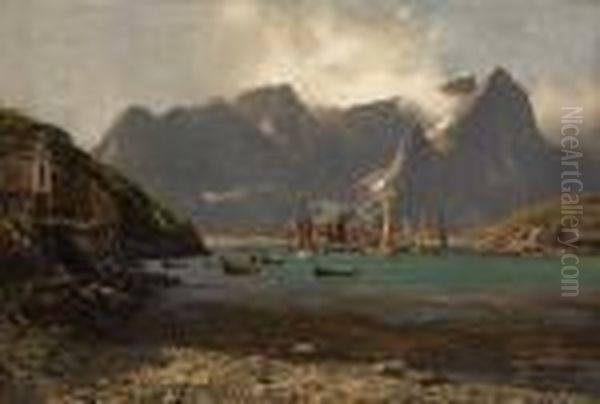 "fischerhafen "reine" Auf Den
Lofoten". - view 1