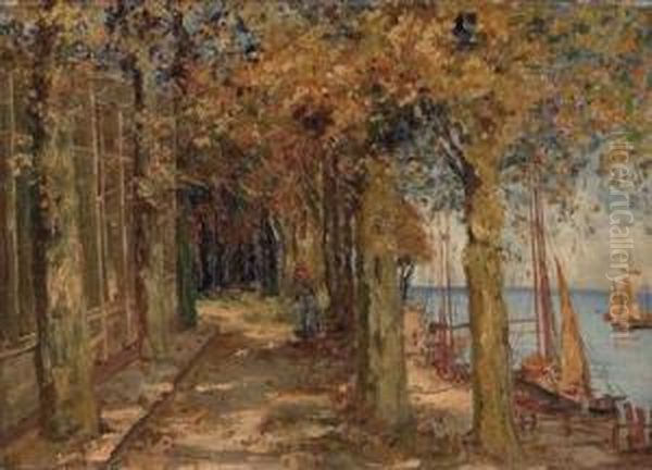 Promenade In Warnemunde - view 1