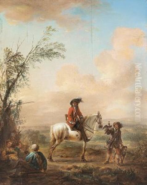 Cavalieri In Un Paesaggio - view 1
