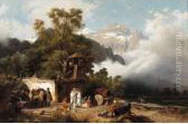 Encampment In The Mountains - view 1
