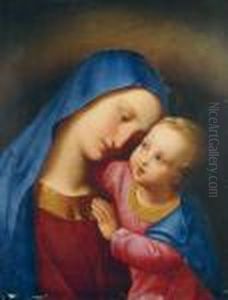 Madonna Mit Kind. by Josef Von Fuhrich